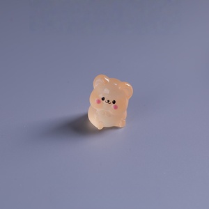 Ornements lumineux de souris sur pied pour aménagement paysager, décorations de table montées sur véhicule, porte-clés animal 3D en résine, personnalisable - Product Image 5