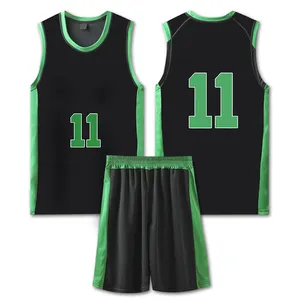 Benutzer definierte Männer Kinder Jugend Basketball Trikots Gedruckte reversible Mesh Blank Basketball Trikot Benutzer definierte Basketball Team Uniform