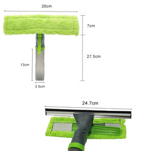 Nettoyeur de vitres 3 en 1, <span class=keywords><strong>double</strong></span> face, pour nettoyer les poignées de fenêtres, outils de lavage de vitres, nettoyeur de vitres réglable - Product Image 3
