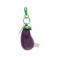 Porte-clés en peluche de fruits et légumes Kawaii, mini jouet en peluche alimentaire, pomme, pêche, banane, orange, avocat, pendentif pour sac, cadeau de fête