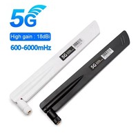 Antenne externe flexible en caoutchouc 5G 4G LTE pour routeur GSM WiFi, antenne à gain élevé 18dbi pleine bande