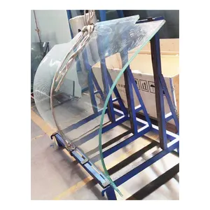 مصنع إنتاج بالجملة سعر منحني نوافذ من الزجاج المصنوعات