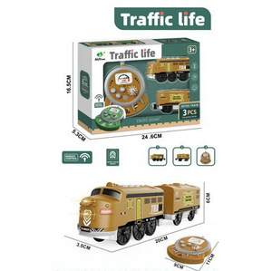 <span class=keywords><strong>Train</strong></span> électrique motorisé <span class=keywords><strong>pour</strong></span> enfants, <span class=keywords><strong>locomotive</strong></span> télécommandée <span class=keywords><strong>pour</strong></span> rails <span class=keywords><strong>en</strong></span> <span class=keywords><strong>bois</strong></span>, avec sons et lumières - Product Image 3