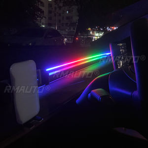 Luz Ambiental para Tesla Model 3/Y 2017-2023, Luz Fluida para el Tablero, Control por Aplicación, Tira de Luz RGB USB, Modo Música - Product Image 4