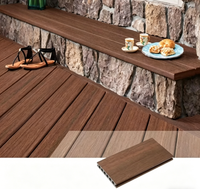 Plancher extérieur en WPC co-extrudé résistant à l'eau, 18 mm, composite bois-plastique creux, imperméable pour jardin, hôtel, maison