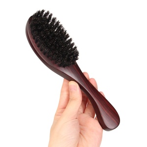 Peigne à barbe et <span class=keywords><strong>moustache</strong></span> pour homme, brosse de toilettage pour animaux de compagnie, brosse de coiffure et de nettoyage des poils cassés, en bois de hêtre, pour usage transfrontalier - Product Image 3