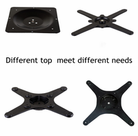 Table à manger en acier jambe avec base carrée