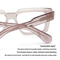 Montures de lunettes M3058 à charnière de précision intégrée, style européen, tendance, nouveau modèle vintage, légères et durables pour affaires