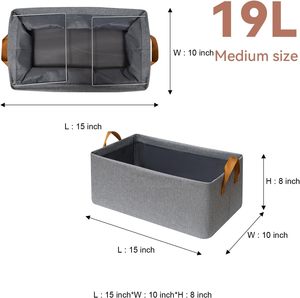 Wardrobe <b>Clothes</b> Storage <b>Boxes</b> Organiser Stackable Drawer Steel Shelf Fabric Storage - Product Image 2