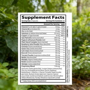 AURA Capsules pour la Santé de la Prostate des Hommes – Soutien Naturel Antioxydant à Base de Plantes pour la Vessie, les Voies Urinaires et le Bien-être Reproductif – 60 Gélules - Product Image 2