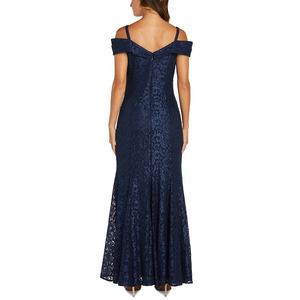 ماني فستان دانتيل مكشوف الكتفين فساتين طويلة صغيرة - Product Image 2