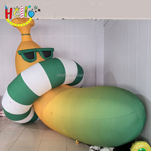 Bananes gonflables <span class=keywords><strong>de</strong></span> modèle <span class=keywords><strong>de</strong></span> signe <span class=keywords><strong>de</strong></span> décor <span class=keywords><strong>de</strong></span> <span class=keywords><strong>plage</strong></span> d'été avec des anneaux <span class=keywords><strong>de</strong></span> natation - Product Image 2