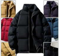 Nouvelle veste matelassée unie automne-hiver 2026 pour femmes et hommes, style coréen tendance, coupe ample, épaisse, décontractée, pour couple
