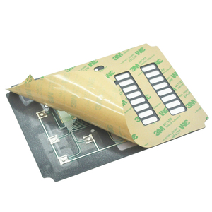 Customized Printing Metal Dome Membrane Switch Keyboard For Practical PET With Metal Backer