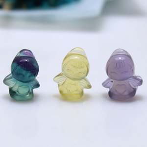 Venta al por mayor global <span class=keywords><strong>de</strong></span> coloridos adornos <span class=keywords><strong>de</strong></span> <span class=keywords><strong>cristal</strong></span> natural <span class=keywords><strong>de</strong></span> fluorita <span class=keywords><strong>de</strong></span> Ángel - Product Image 3