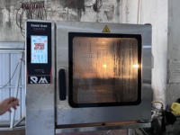 Four combiné à gaz électrique multifonction, cuisson à la vapeur commerciale, chine pour restaurant
