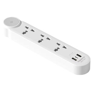Nuevo en 2025: Cable de Extensión WISH con 3 Tomas de Corriente, 10A, 2000W, Regleta de Alimentación Universal con 2 Puertos USB y 1 Puerto USB C - Product Image 1