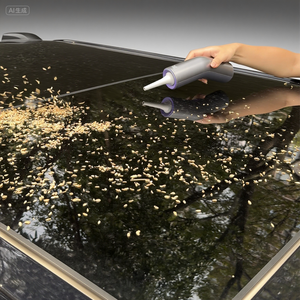 Tomavor เครื่องดูดฝุ่นในรถยนต์แบบพกพา, เครื่องเป่าฝุ่นเปียกและแห้งพร้อมหัวฉีดแบบแบนสำหรับใช้ในบ้านและคีย์บอร์ดใช้แบตเตอรี่ - Product Image 1