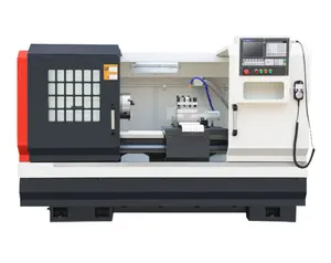 Torno CNC de marco central de control GSK automático de cama plana de 800mm de diámetro con diferente longitud