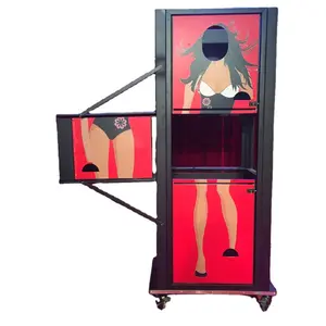 Stage Performance Illusion equipment Cut the human body into three pieces easy Magic Tricks for sale