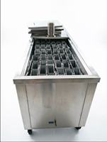 Machine à glaçons industrielle en blocs, commerciale, refroidie par eau, pour la production de glaçons en flocons, capacité de stockage pour briques de crème glacée