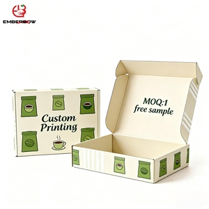 EBB Eco-Friendly Reusable Kraft <b>Paper</b> Cosmetics <b>Packaging</b> Box Premium Custom Luxury Printed Logo Corrugated Shipping Mailer - Product Image 1