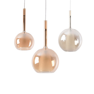Lampadario Moderno Nordico a Sospensione, Lampada a Soffitto in Vetro Soffiato a <span class=keywords><strong>Mano</strong></span>, Illuminazione Contemporanea - Product Image 1