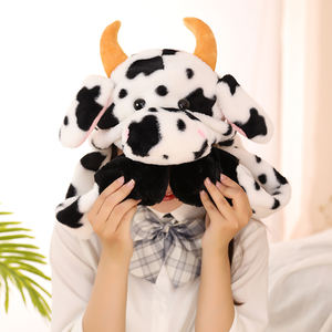 หมวกหูกระต่าย,หมวกมีหูทรงวัวเคลื่อนไหวกระโดดได้หมวกมีฝาปิดหูรูปสัตว์น่ารักสินค้าใหม่ - Product Image 3