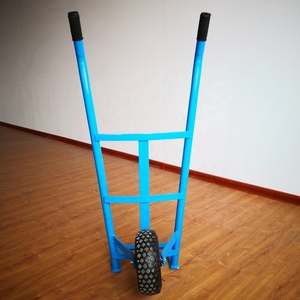 Marco de <span class=keywords><strong>plataforma</strong></span> de carro de mano de acero de carga de 100kg de alta resistencia de China, precio barato de una rueda, herramientas de camión volquete de coche - Product Image 5