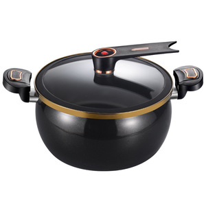 Marmite en émail pour la maison, grande capacité, fond épaissi, idéale pour la cuisson de soupes, utilisable au four - Product Image 4