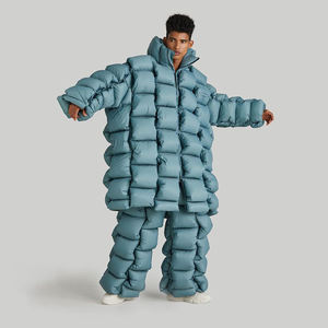 ディズニーフェザーセイルスタンドカラーパフィキルトデザインダウンジャケットハイウエストダウンジャケットセットファッションメンズ - Product Image 5