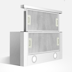 Campana extractora <span class=keywords><strong>de</strong></span> <span class=keywords><strong>cocina</strong></span> sin conducto <span class=keywords><strong>de</strong></span> 60 cm con control táctil, <span class=keywords><strong>de</strong></span> acero inoxidable, con recirculación, para apartamento - Product Image 2