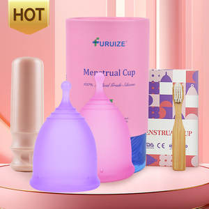 <span class=keywords><strong>Copa</strong></span> <span class=keywords><strong>Menstrual</strong></span> Reutilizable Furuize OEM ODM 100% Silicona de Grado Médico <span class=keywords><strong>Copa</strong></span> para el Periodo Inteligente Varios Colores - Product Image 3