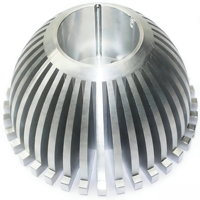 Profilés en aluminium de haute qualité, dissipateur thermique avec services de fraisage CNC sur mesure, processus d'extrusion d'aluminium, radiateur d'extrusion CNC