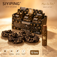 Coffret Cadeau SIYIPING Baume à Lèvres Teinté et Chouchou – Vente Directe Usine, Hydratant, Soin des Lèvres, Accessoires Cheveux, Kit Beauté en Gros à Prix Abordable