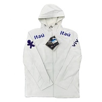 Veste coupe-vent légère et imperméable Brésil, veste d'entraînement Brésil, séchage rapide, respirante, pour activités de plein air