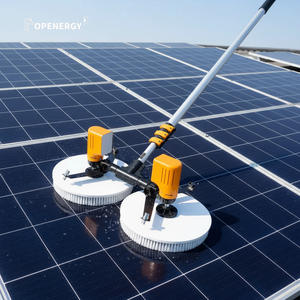 Machine de nettoyage rotative à double tête alimentée par courant alternatif Topenergy <span class=keywords><strong>pour</strong></span> les panneaux solaires et le nettoyage des vitres de grande hauteur - Product Image 3