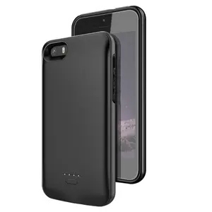 סוללה טלפון מקרה 4000mah Slim כוח בנק נייד סוללה מטען עבור iPhone 5 5S SE