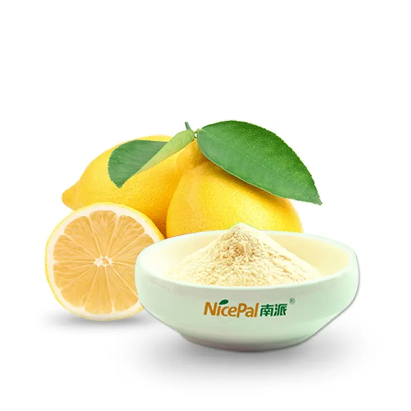 Natural kosher/halal certified spray dried concentrated Yellow Lemon Powder for iced lemon tea ice cream smoothies shakes yogurt