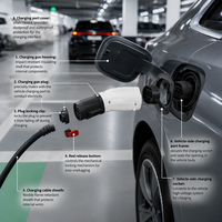 Adaptateur EV SAE J1772 vers IEC 62196, adaptateur Tesla vers SAE J1772 Type 1 vers Type 2, adaptateurs pour voitures électriques commerciales