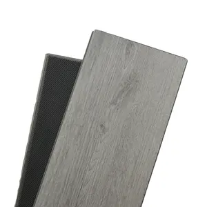 Popular design de madeira cinza do Reino Unido SPC à prova d'água 5.0 mm 6mm 8mm clique em piso LVT/LVP/SPC azulejos de piso interno com núcleo rígido