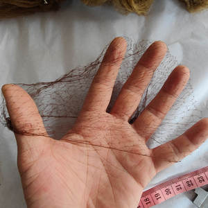 CJ886 28cm Red de pelo de nylon más popular Red de pelo negro Red de malla desechable - Product Image 5