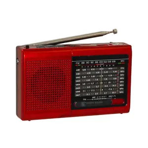 Prezzo di fabbrica controllo del Volume multibanda FM/TV/MW/SW Radio a 12 bande ricevitore mondiale portatile Radio