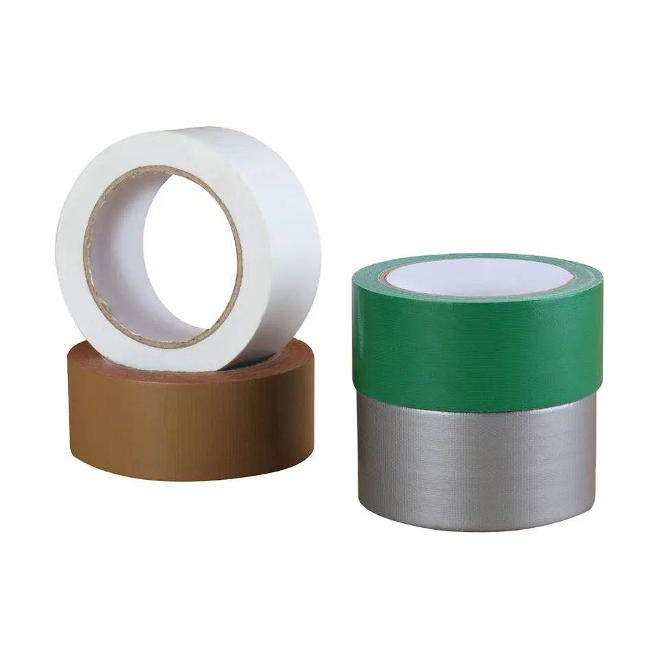 Nhiệm Vụ Nặng Nề Màu Dính Logo Tùy Chỉnh In Vải 50Mm Nóng Chảy Vải Đen Duct Tape