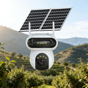 Cámara Solar HJSCCD Hongjin 1080p 4G con Almacenamiento en la Nube, Intercomunicador de Voz, Vigilancia de Seguridad para Exteriores - Product Image 1