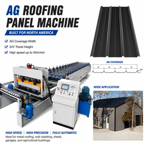 Máquina de Alta Velocidad para Fabricar Láminas Metálicas para Techos AG, Máquina para Hacer Tejas Metálicas AG - Product Image 1