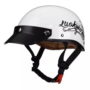 Demi-casque Vintage <span class=keywords><strong>pour</strong></span> homme femme couronne Prince <span class=keywords><strong>gourde</strong></span> Style ABS casque de Scooter été équitation Scooter électrique équipement de motocycliste - Product Image 2
