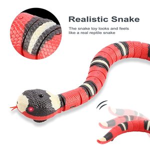 Juguete interactivo para gatos y serpientes, movimiento realista y sensor táctil, <span class=keywords><strong>reptil</strong></span> recargable - Product Image 4