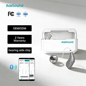 Prothèses auditives derrière l'oreille rechargeables avancées avec pour Bluetooth Prix promotionnel exclusif alimenté par batterie sans fil - Product Image 1
