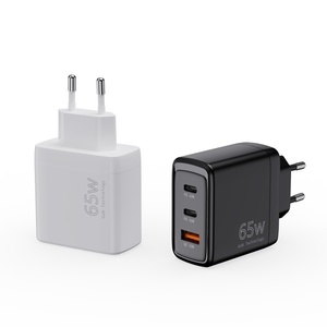 Gan Phổ <span class=keywords><strong>USB</strong></span> C PD Nhanh Chóng Sạc Loại C Cargador De 65W EU Nhanh Chóng Sạc Adapter Cho Tôi Điện Thoại Samsung Điện Thoại Di Động Bộ Sạc - Product Image 1